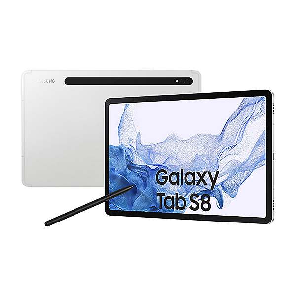 SAMSUNG Galaxy Tab S8, 11 Tablet 128GB (Wi-Fi), S Pen Included, Silver 