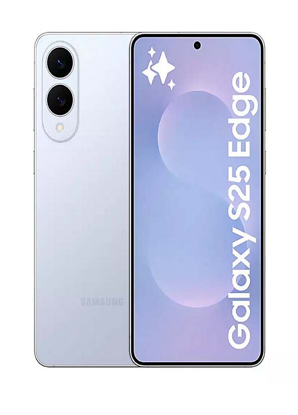 Samsung SIM Free Galaxy S25 Edge 5G 512GB AI Mobile Phone - Icy