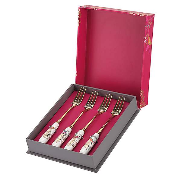 Portmeirion Botanic Garden 6-Piece Pastry Fork Set