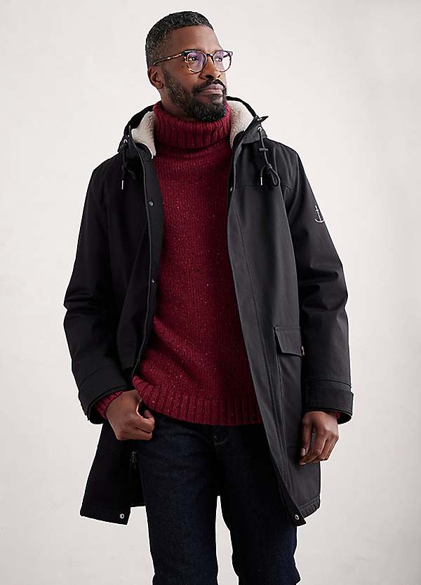 Trench Coat Seasalt Tin Cloth Coat Seasalt Coverack Waterproof