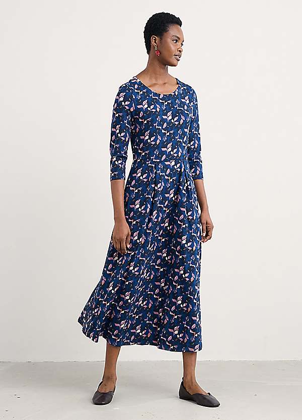 layered organza dress Black Sheer Organza Layered Midi Dress main image 1