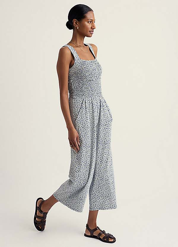 Seasalt Cornwall Waxwing Jersey Wide Leg Jumpsuit | Freemans