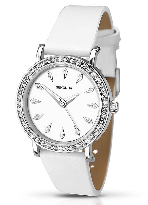 White sekonda clearance watch