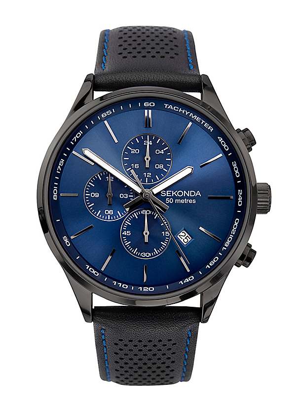 Sekonda blue hot sale dial watch