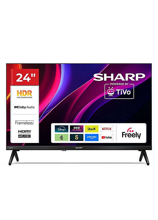 Sharp 24HE2245K 24 Inch HD TiVo Smart TV | Freemans
