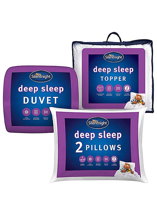 Silent night pillows top deep sleep