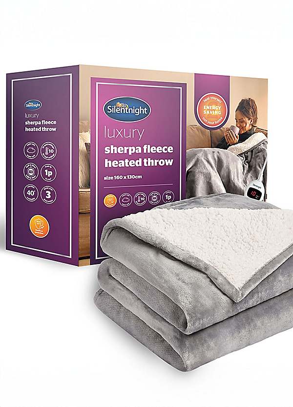 Silent night discount waffle fleece throw