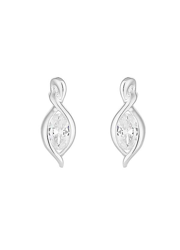 Simply silver store earrings