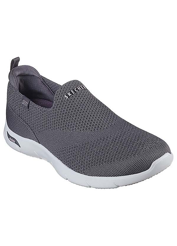 Skechers charcoal grey online