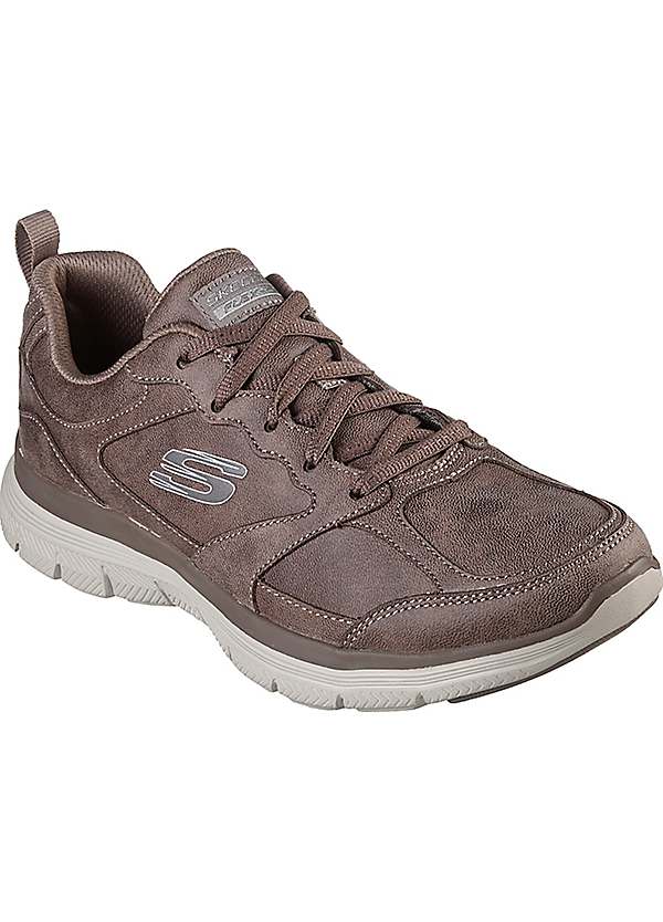 Skechers leather cheap trainers