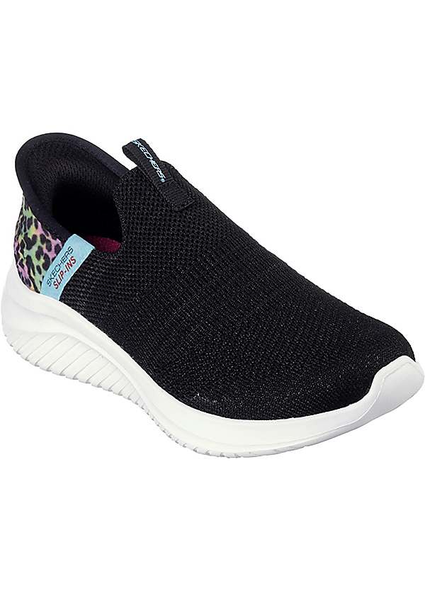 Girls slip on skechers online