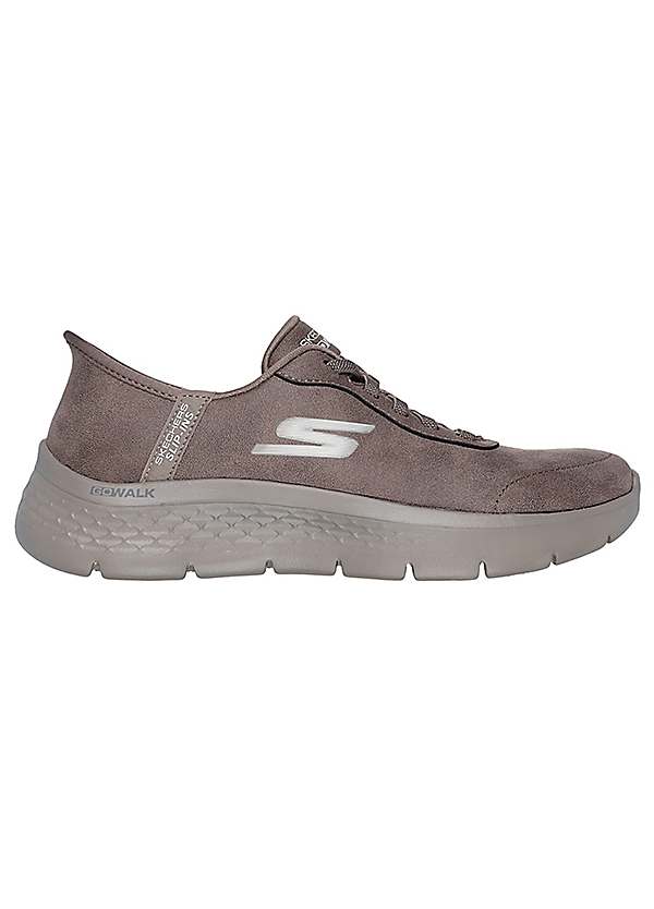 Skechers Go Walk Flex Mali Slip Ins Brown Trainers Freemans