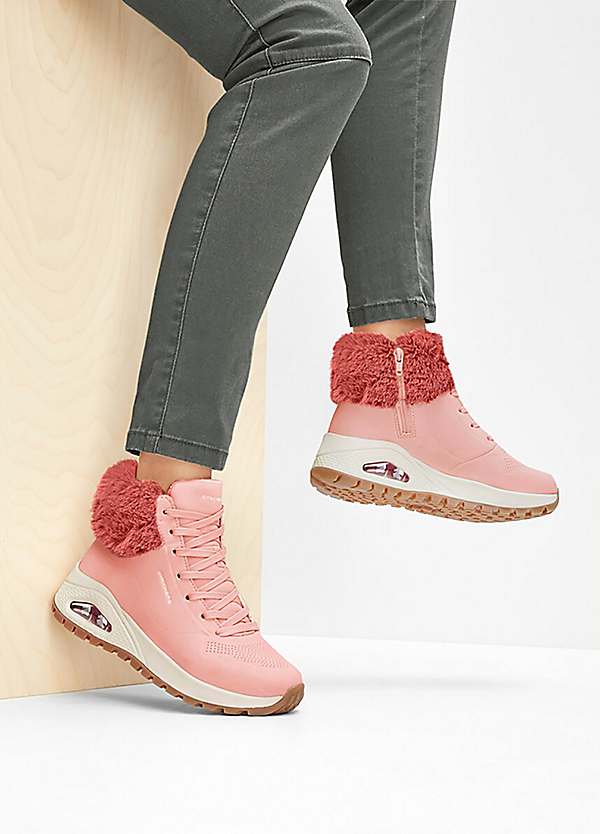 Skechers Lace Up Mid Trainers