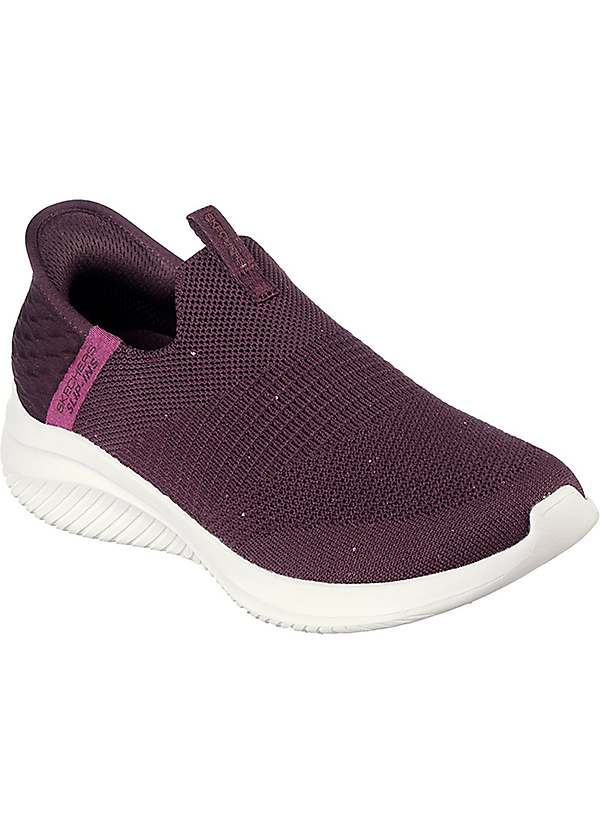 Skechers Heathered Mesh Bungee Slip-Ins W/ Air-Cooled Memory Foam