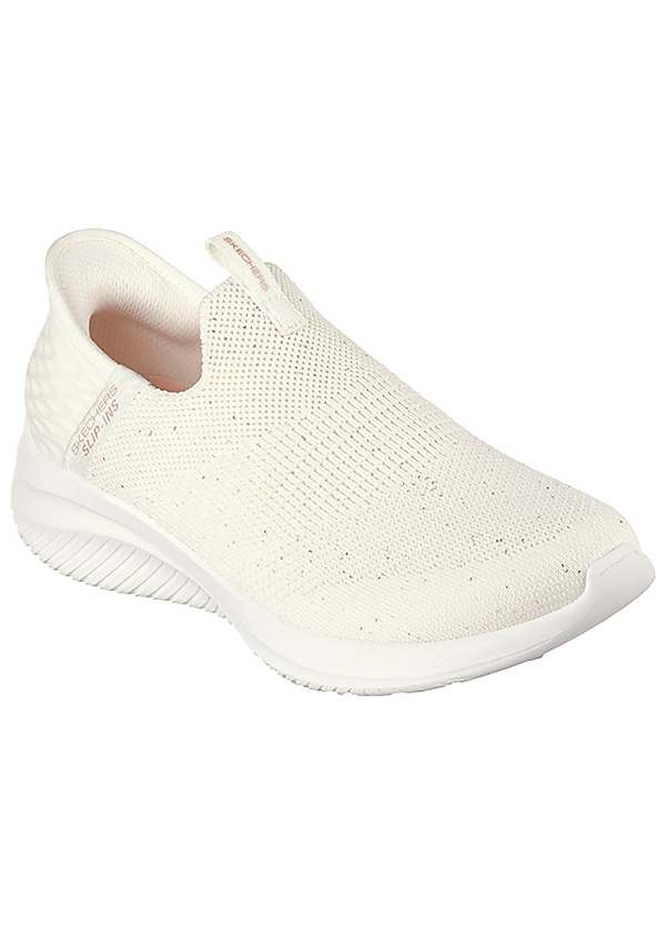 Skechers women's ultra flex white on sale