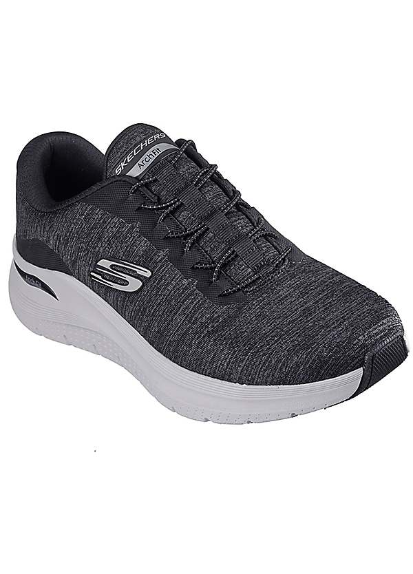 Skechers Grey Arch Fit Mesh Trainers