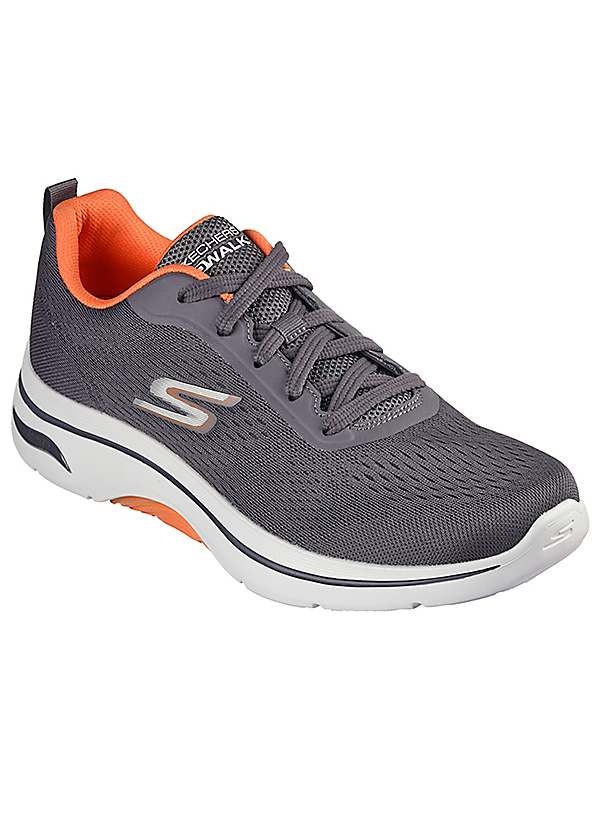 Skechers go walk 2 mens outlet orange