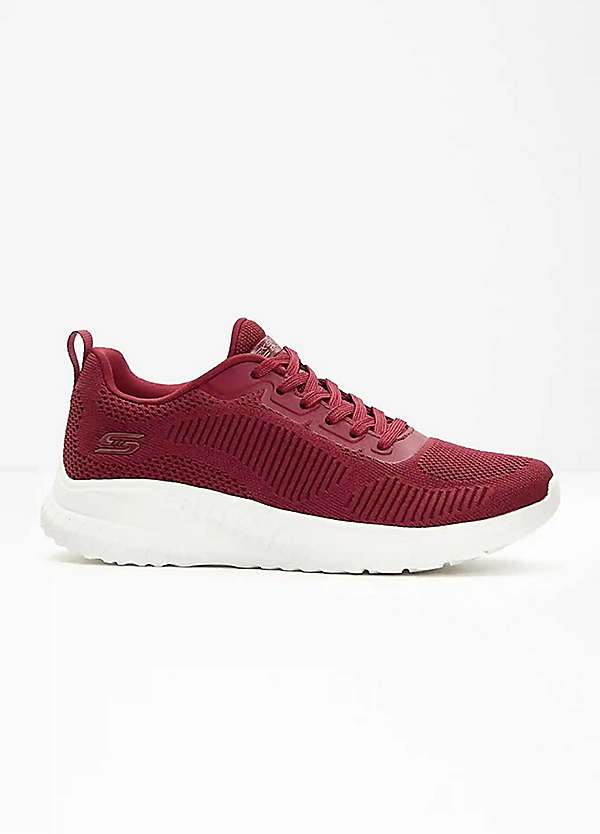 skechers memory foam red