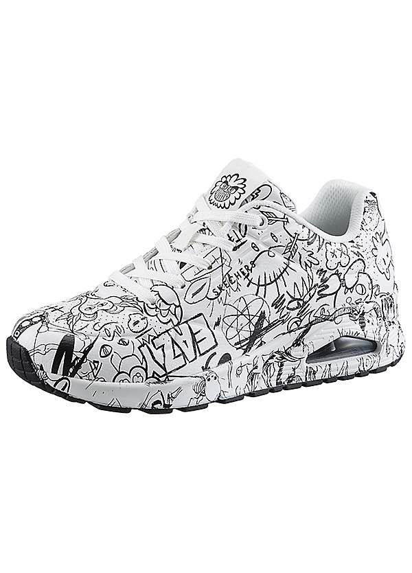 Skechers レディース Uno-Process Sketch Skechers Uno-Process Sketch Trainers | Freemans