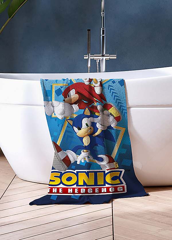 Sonic cheap hedgehog towel