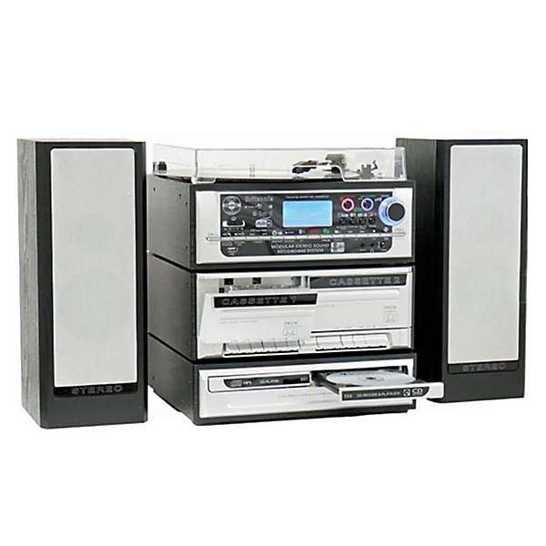 Steepletone turntable stereo sound hot sale system