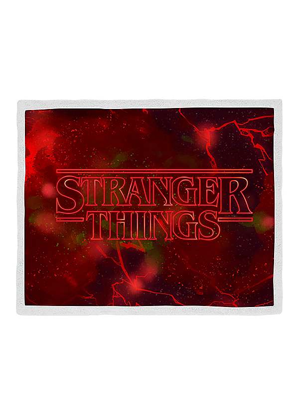 Stranger Things Hijack Sherpa Fleece Blanket | Freemans