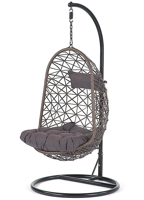 Suntime Rattan Steel Hanging Egg Chair Freemans