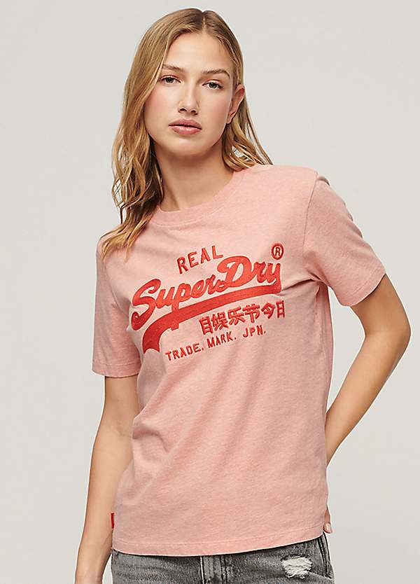 Superdry Embroidered Vl Relaxed T-Shirt | Freemans