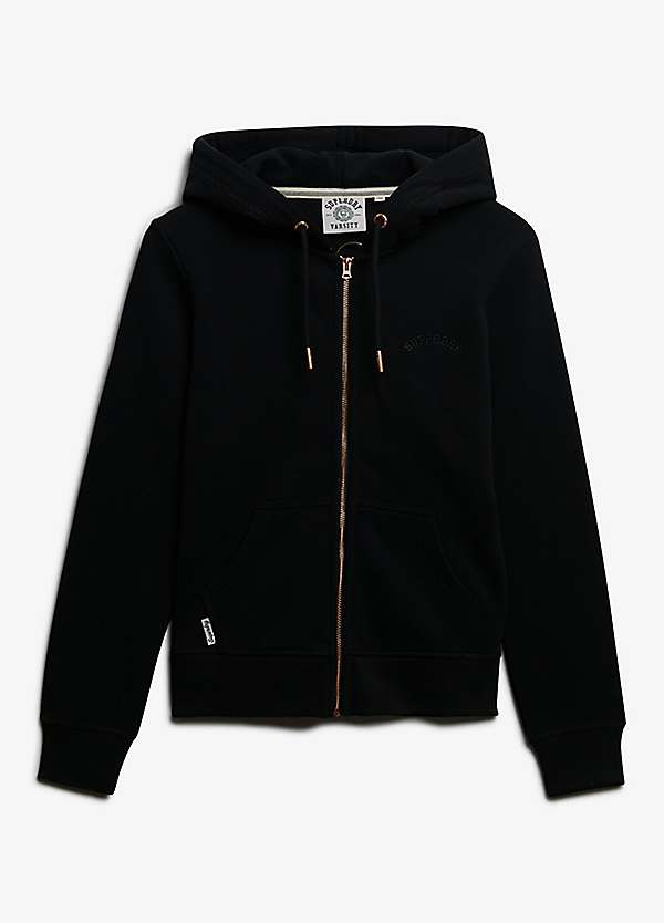 Superdry Essential Logo Zip Hoodie | Freemans