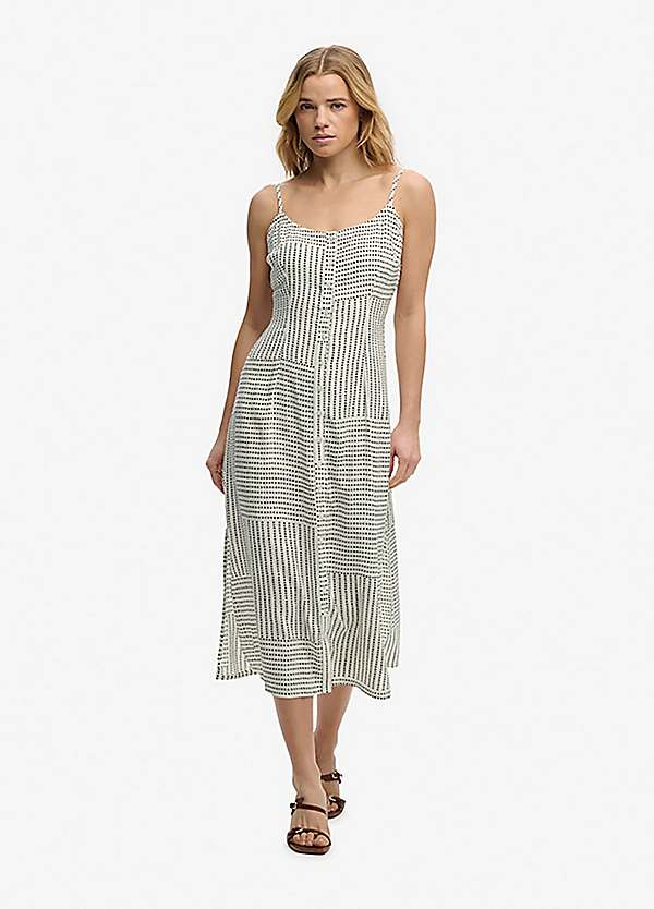 white tie midi dress Gianna Strapless Waist Tie Midi Dress White