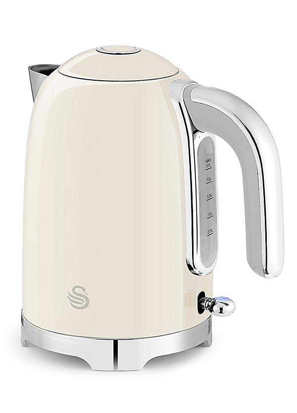 Swan SK19026CRM Solace Cordless Kettle Cream with Chrome