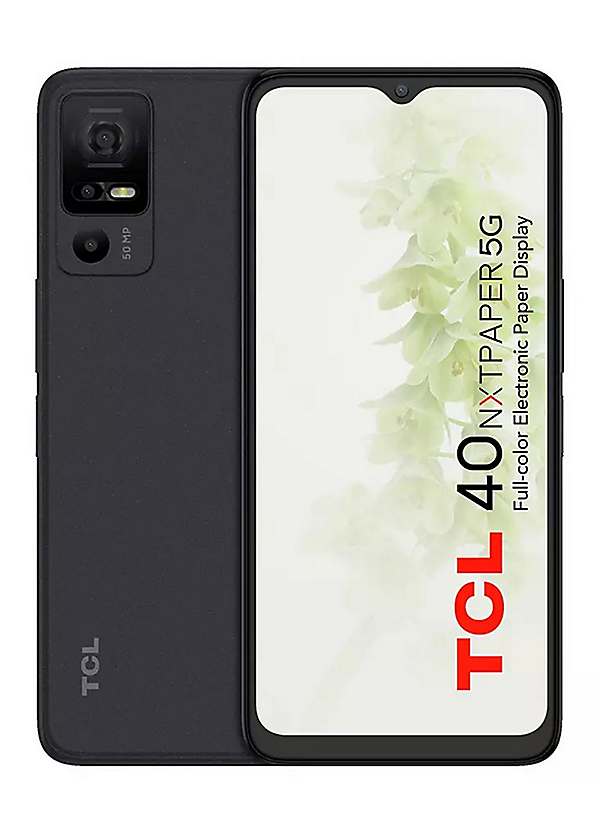 TCL 40 NXTPAPER 5G Mobile Phone - Black | Freemans