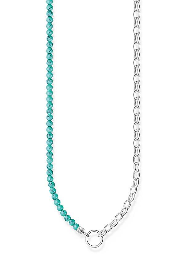 THOMAS SABO Turquoise and Silver Necklace Freemans