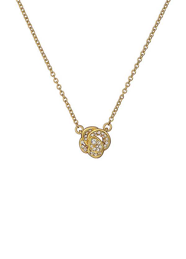 Ted Baker FLORITA: Crystal Flower Pendant Necklace Freemans