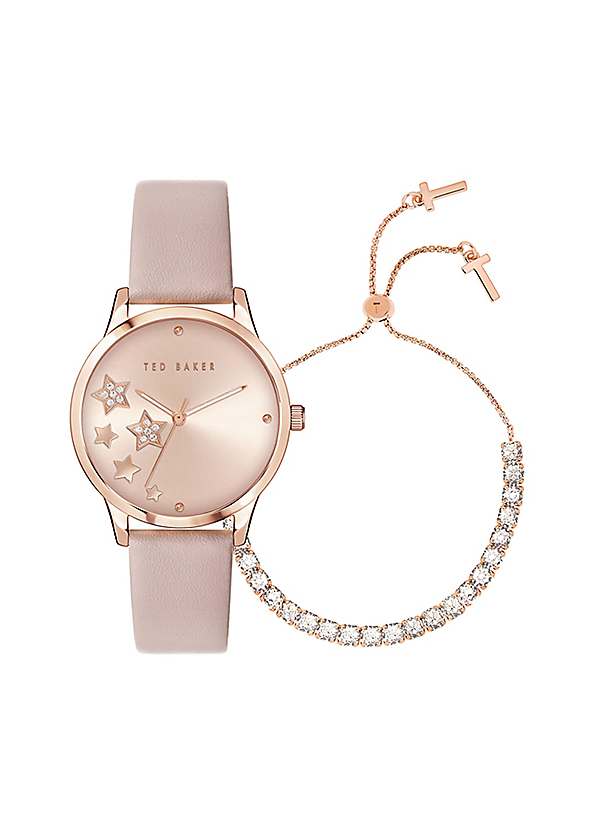 Ted Baker Gents Fitzrovia Stars Watch Bracelet Box Set Freemans