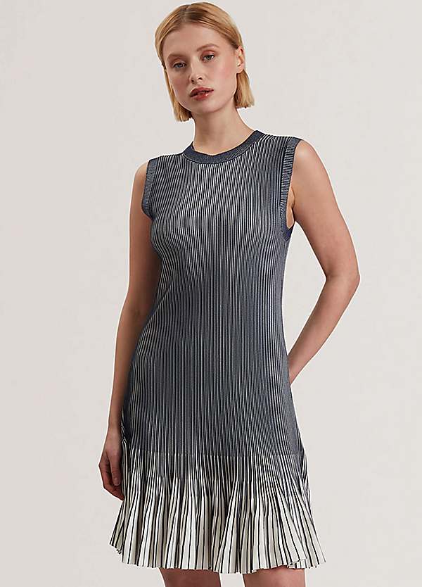 knee length dresses for ladies Alz White Faux Pearl Mesh Mini Dress