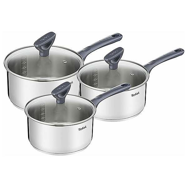 Buy Tefal Jamie Oliver 3 Piece Non Stick Saucepan Set, Pan sets