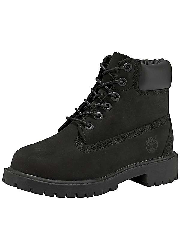 Black hotsell canvas timberlands