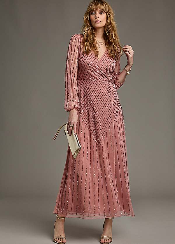 Together Beaded Maxi Dress