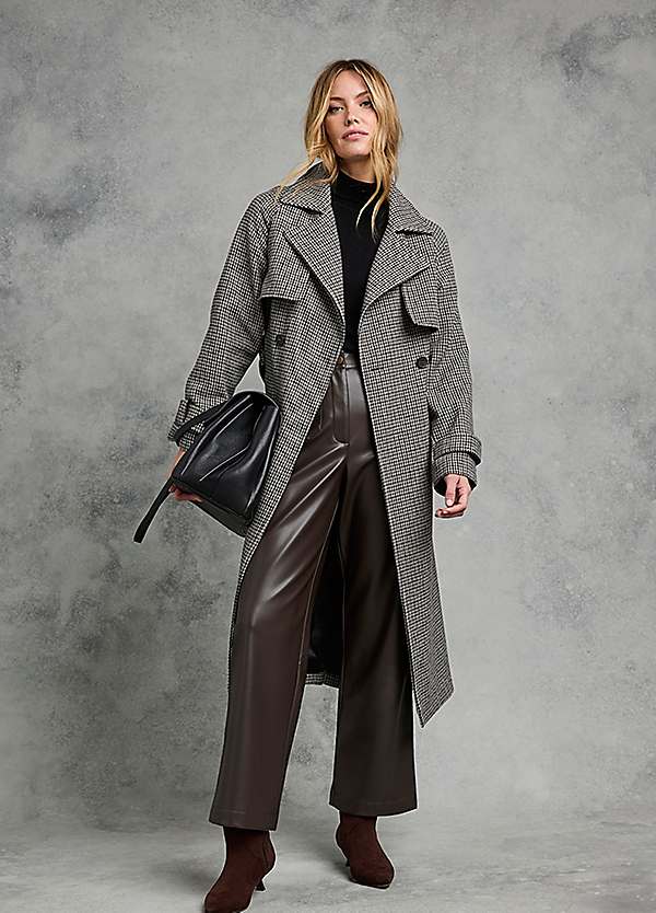 Together Check Trench Coat | Freemans