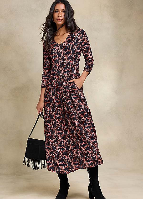 Together Paisley Print Midi Pocket Dress Freemans