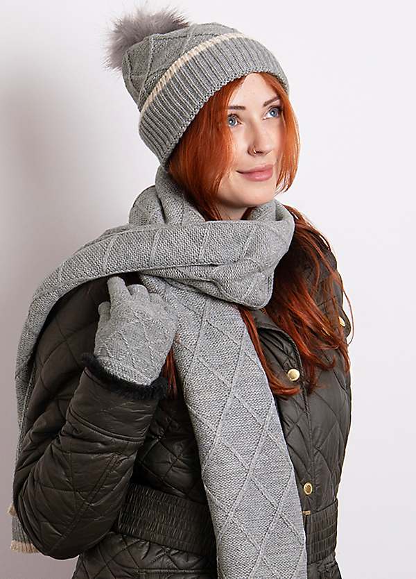 Ladies grey hat online