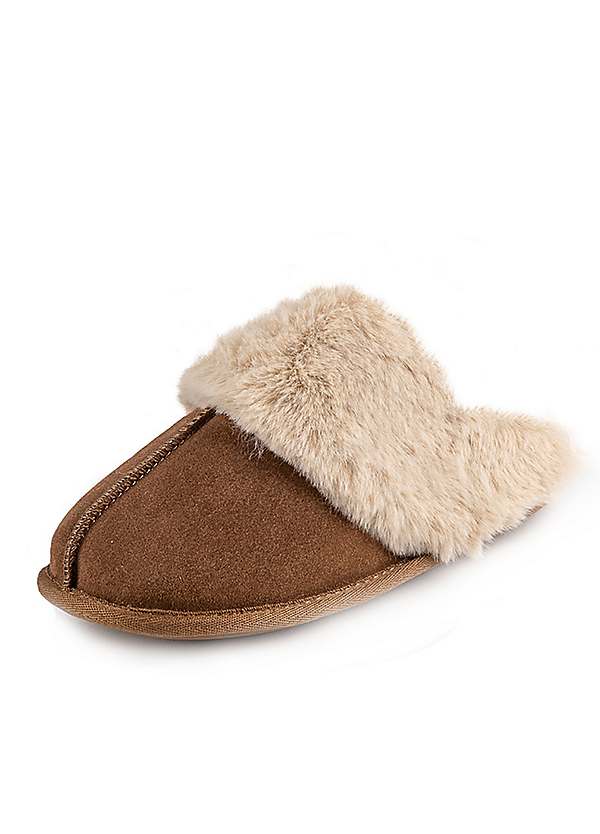 Ladies sales suede mules