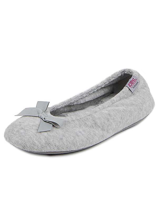 Isotoner stretch jersey ballet slippers sale