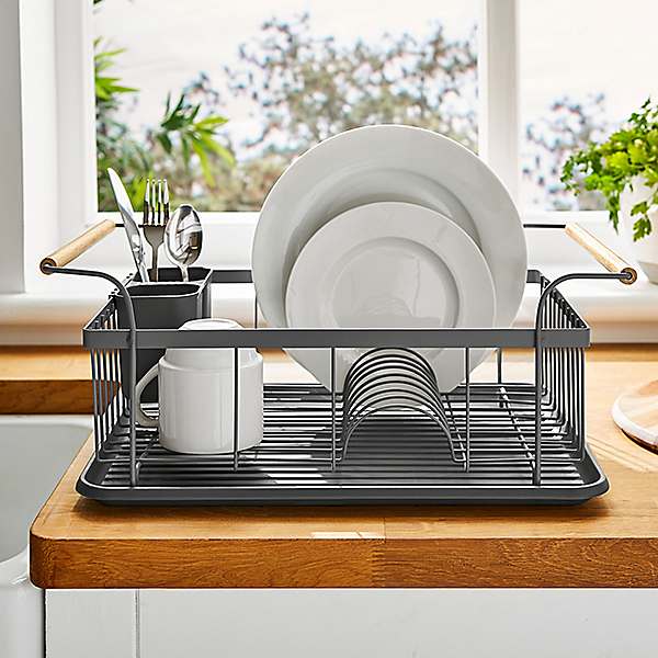 Tower Scandi Stainless Steel Dish Rack Freemans