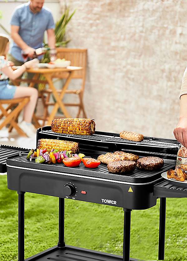 Tower Standing BBQ Electric Grill Freemans