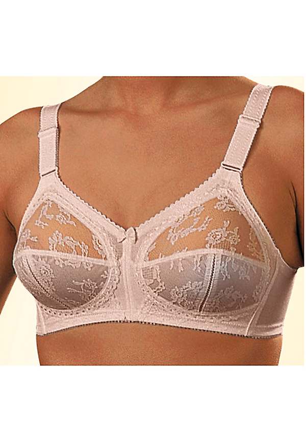 Triumph Women's Delicate Doreen Non-Wired Everyday Bra 38D Maroon - Roopsons