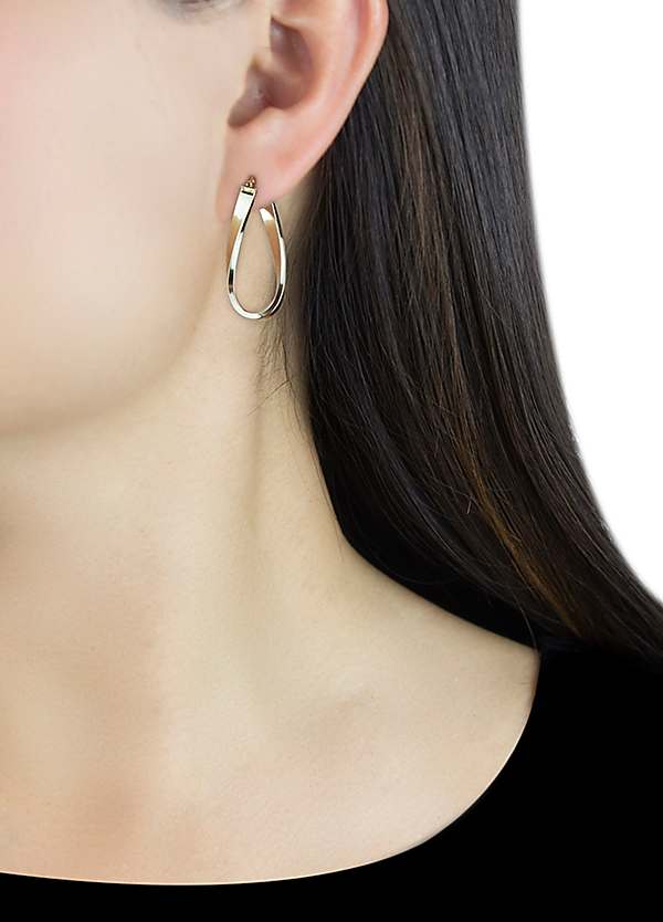 FORSOMEONE TWIST EARRINGS SILVER - ピアス(両耳用)