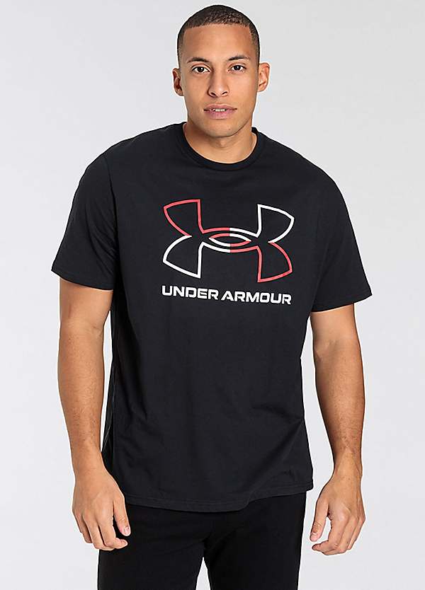 Under Armour Logo Print T Shirt Freemans