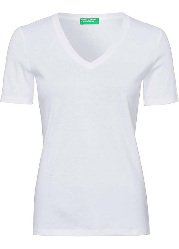 united colors of benetton v neck t shirt